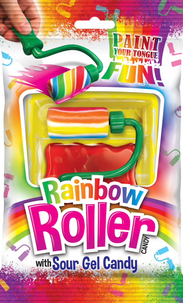 Rainbow Roller with Sour Gel Candy 22g