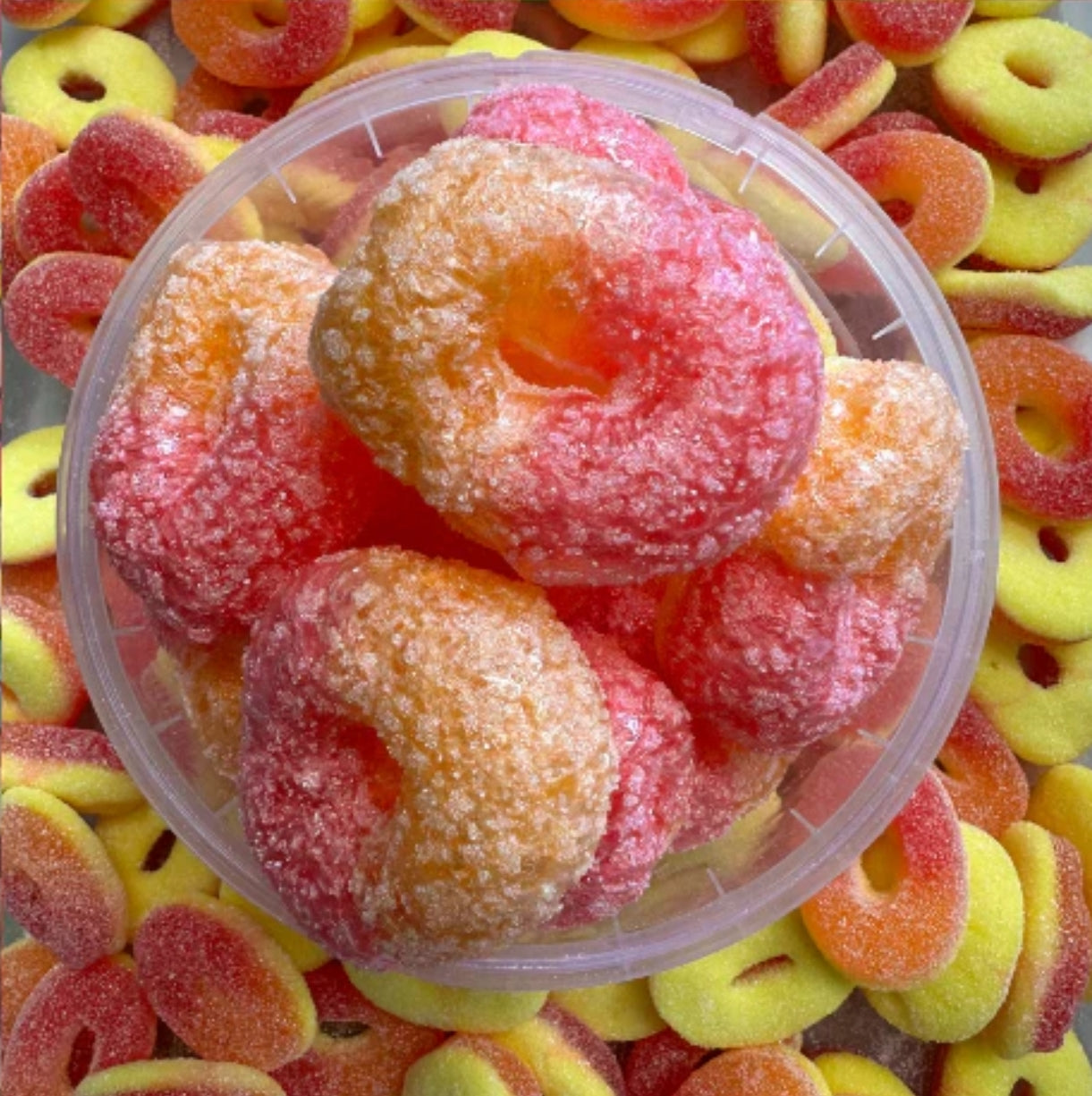 FREEZE DRIED PEACH RINGS LARGE