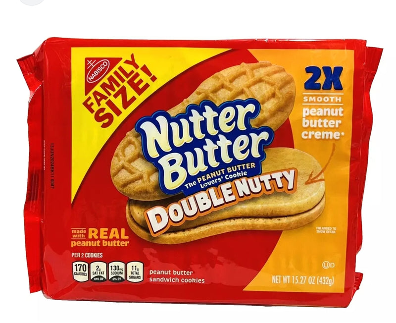 NUTTER BUTTER Double Nutty 432g