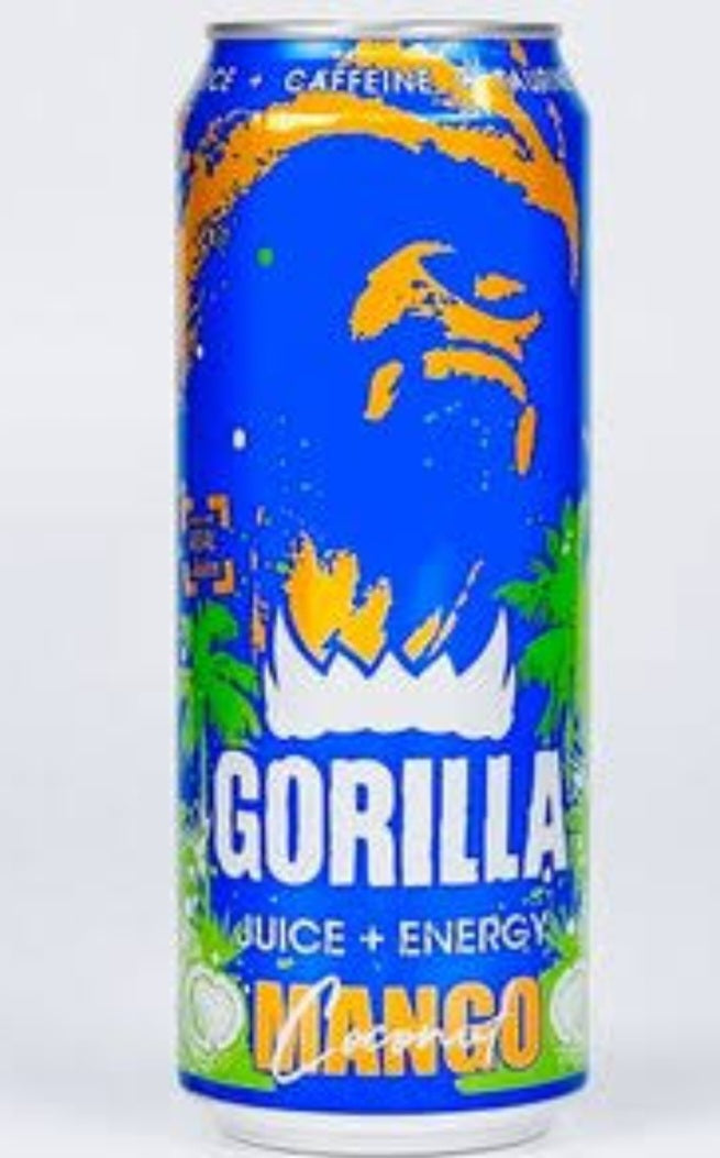 Gorilla energy juice + energy mango coconut 500ml