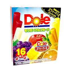 JAPANESE ICE CREAM DOLE Fruit Ice Bars 16 Pack