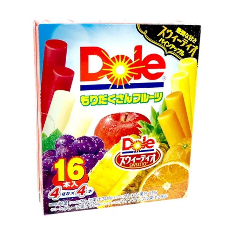 JAPANESE ICE CREAM DOLE Fruit Ice Bars 16 Pack