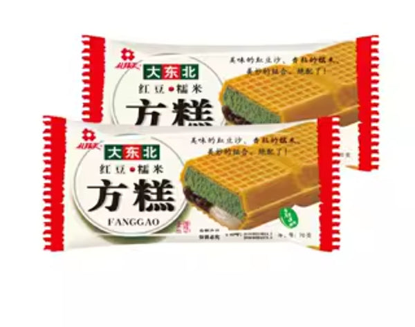 CHINESE ICE CREAM FANGGAO Redbean Square Cake 80g