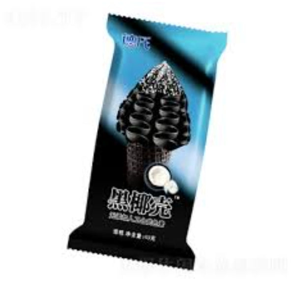 CHINESE ICE CREAM Black Coconut Flavoured Cone 63g