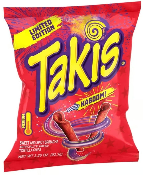 TAKIS KABOOM! SWEET AND SPICY SRIRACHA 92.3g