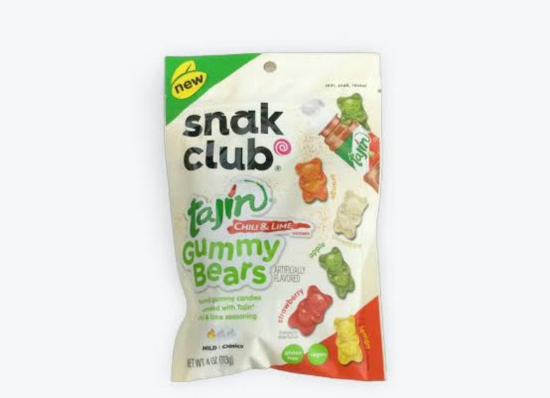 Snak Club Tajin Gummy Bears 142g