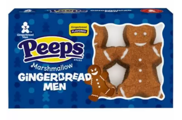 PEEPS GINGERBREAD MEN MARSHMALLOWS 3CT 42g