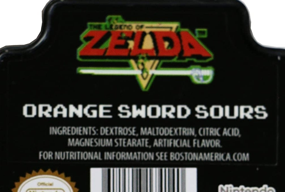 ZELDA ORANGE SWORD SOURS 28.3G