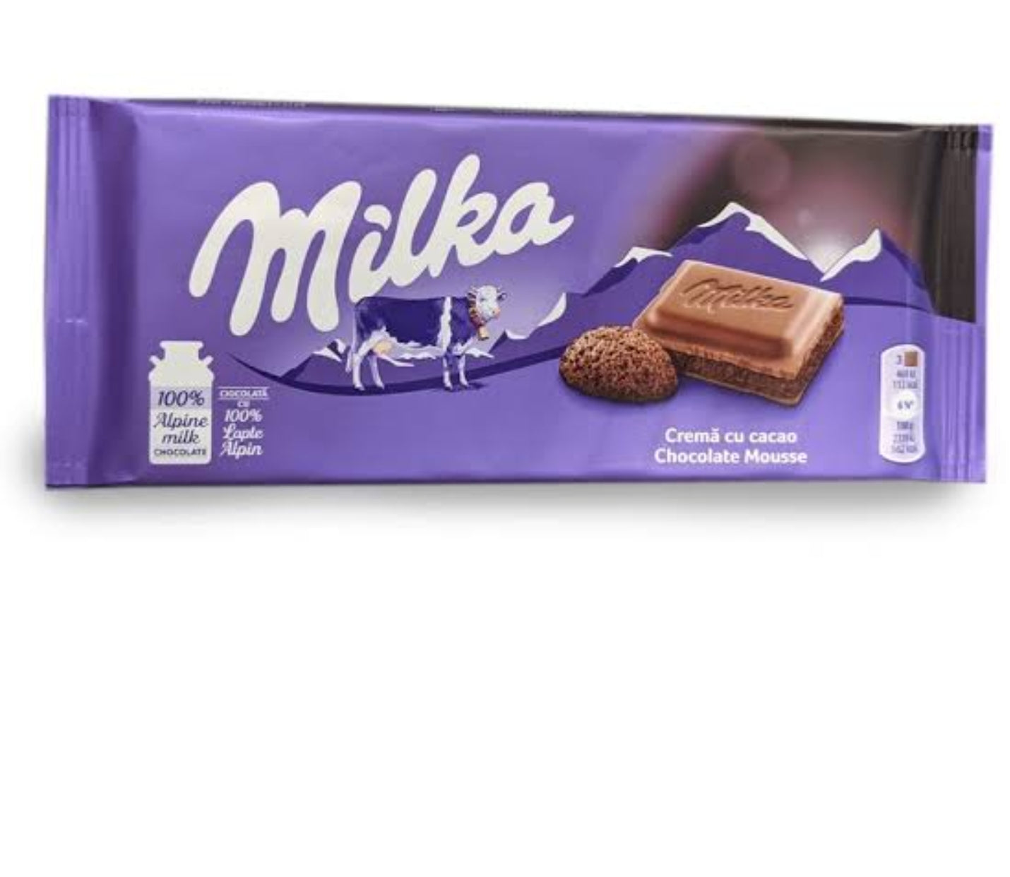 MILKA Chocolate Mousse/dessert 100g