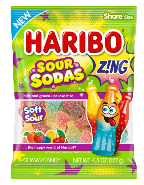 Haribo sour sodas 127g