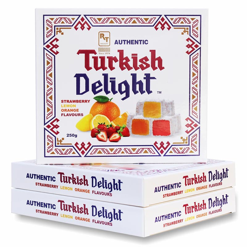 Authentic Turkish Delight Assorted Flavours 250g