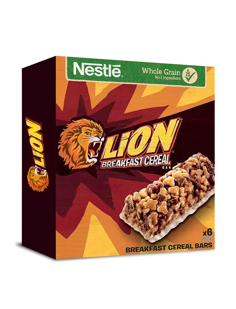 Nestle Lion Cereal Bar 6 per pack 150g