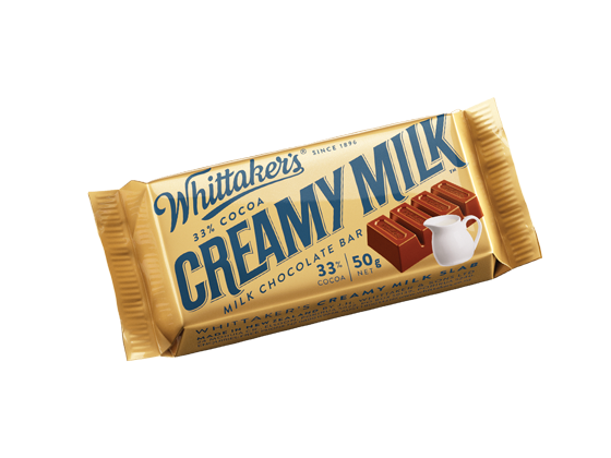 WHITTAKER'S Creamy Milk Slab 50g