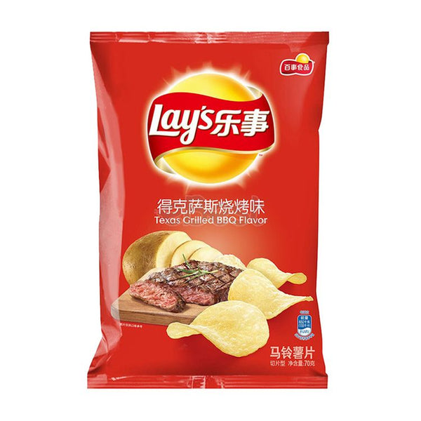 LAY'S Texas Grilled BBQ Flavour 70g