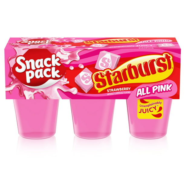 Snack Pack Starburst All Pink 552g