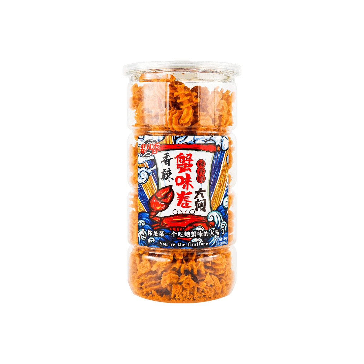 Beierxiang Crab Flavour Roll SPICY Flavour 180g