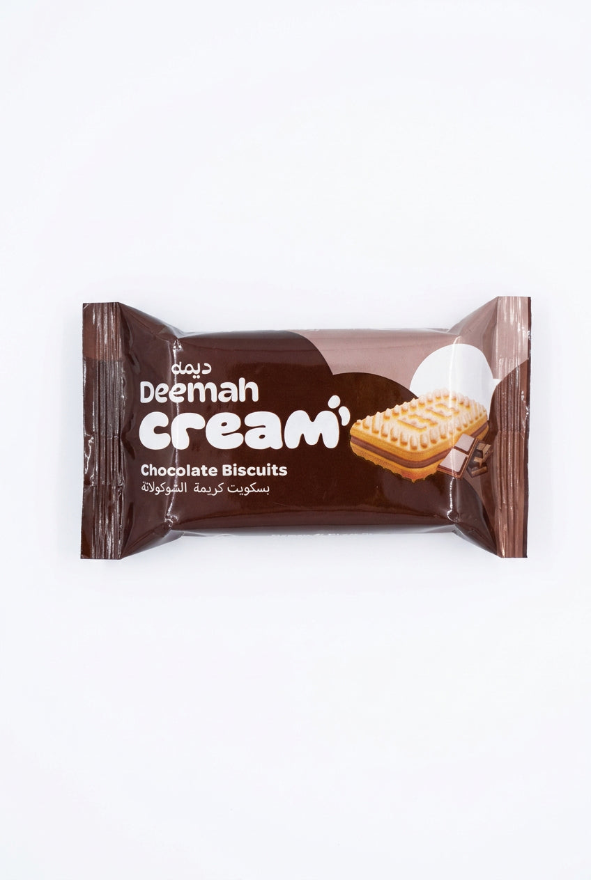 Deemah Cream Chocolate Biscuits 28g
