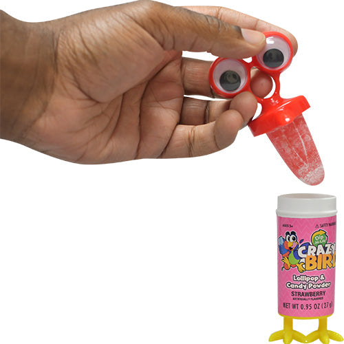 CRAZY BIRD LOLLIPOP& CANDY POWDER 27G
