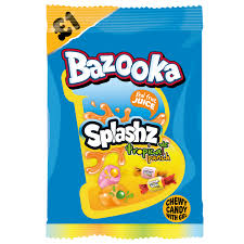 Bazooka Splashz Tropical Punch 120g