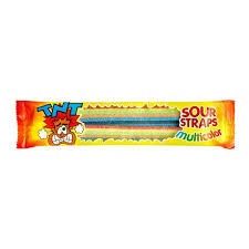 TNT Sour Straps Multicolour 57g