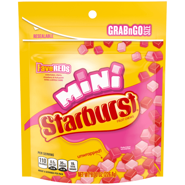 starburst FAVEREDS mini unwrapped 226.8g