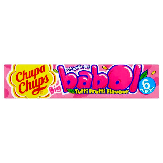 CHUPA CHUPS Babol Tutti Frutti Gum 27.6g