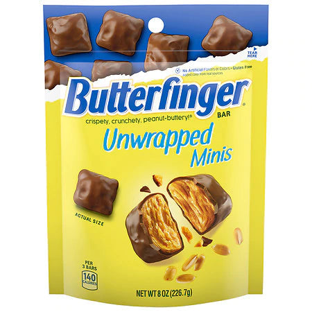 Butterfinger unwrapped minis 226.7g