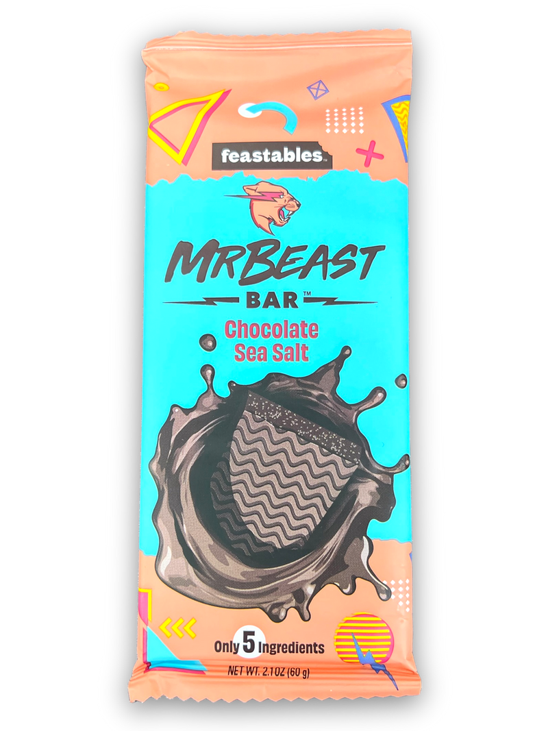 Feastables Mr beast bar chocolate sea salt