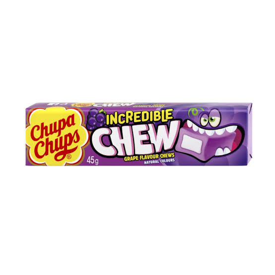 CHUPA CHUPS  Incredible Chew Grape 45g