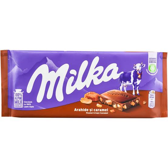 MILKA Arahide Si Caramel 100g