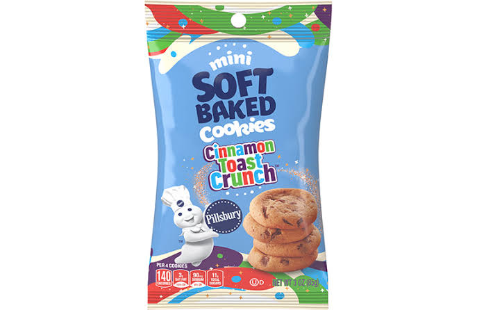 PILLSBURY Mini Soft Baked Cookies Cinnamon Toast Crunch 85g