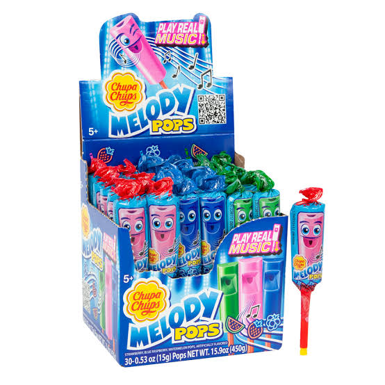 CHUPA CHUPS Melody Pops Assorted 15g