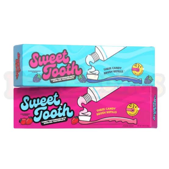 SWEET TOOTH Candy Toothbrush with Sour Gel Toothpaste 32g