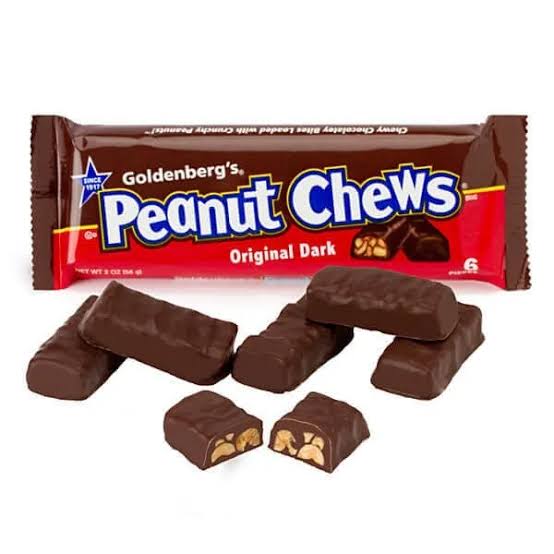 GOLDENBURG'S Peanut Chews Original Dark 6 Pieces 56g