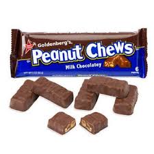 GOLDENBERG'S Peanut Chews Milk Chocolatey 6 Pieces 56g