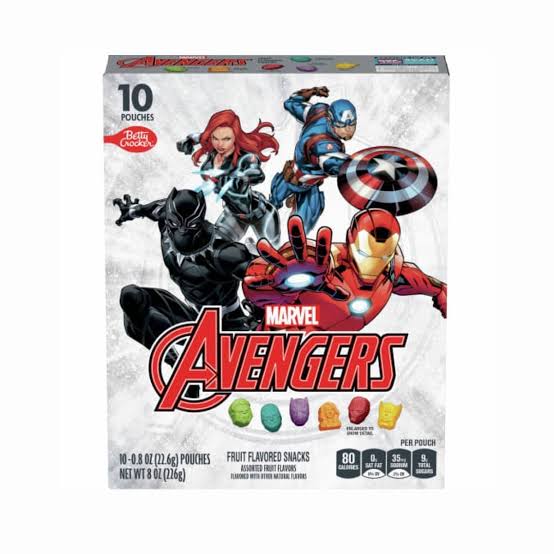 MARVEL Avengers Fruit Flavoured Snacks 226g