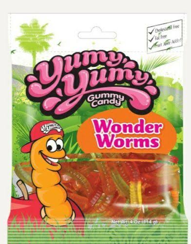 YUMMY YUMMY Gummy Candy Wonder Worms 114g