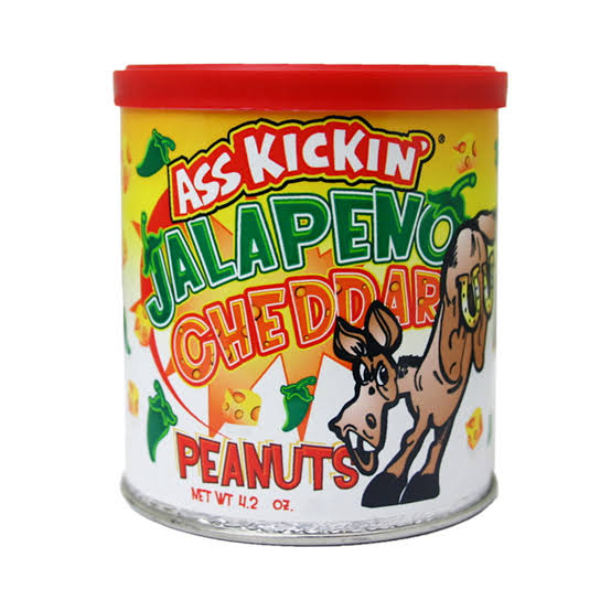 ASS KICKIN' Jalapeno Cheddar Peanuts 119g