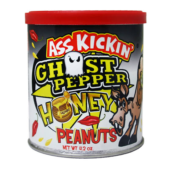 ASS KICKIN' Ghost Pepper Honey Peanuts 119g