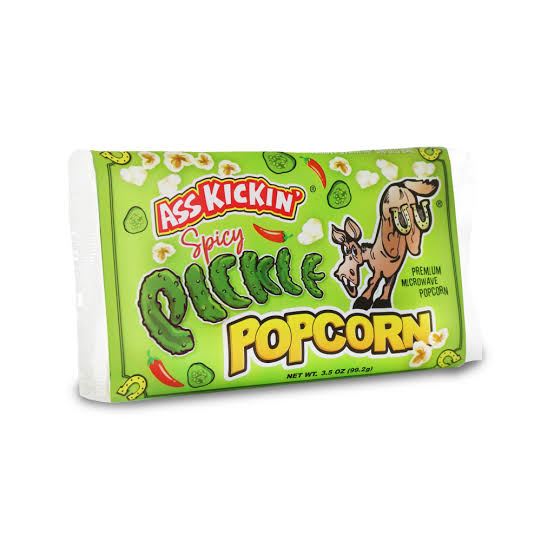 Ass kickin spicy pickle popcorn 99.2g