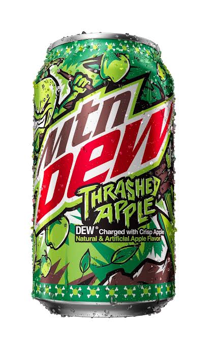 Mtn Dew Thrashed Apple  355ml