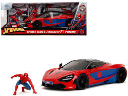 Marvel - 1:24 Spiderman Mclaren 720s Diecast