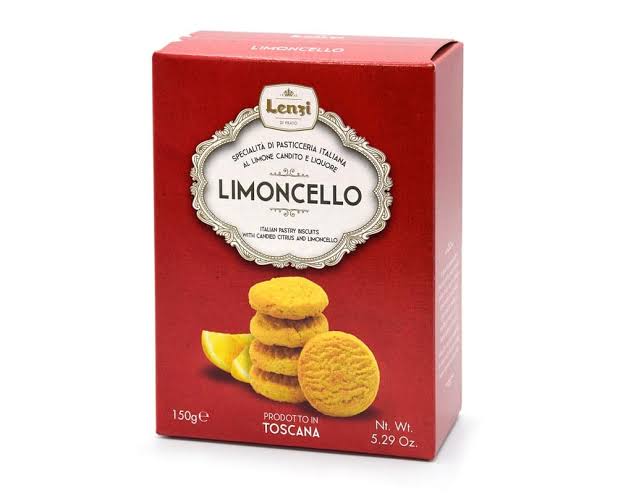 Lenzi Di Prato Limoncello Italian Pastry Biscuits 150g
