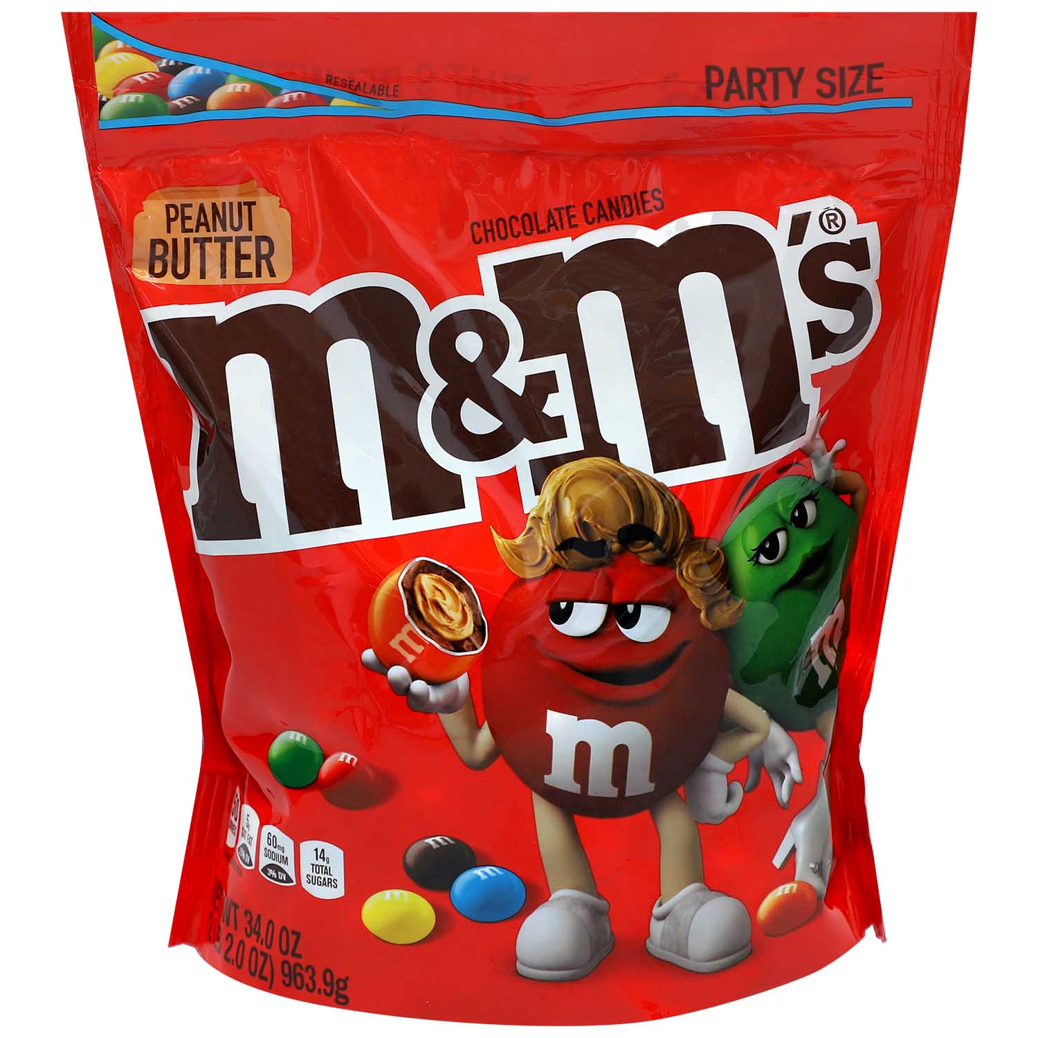 M&M's Peanut Butter Party Size 963.9g