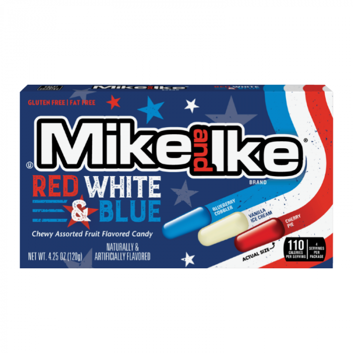 MIKE AND IKE Red White & Blue