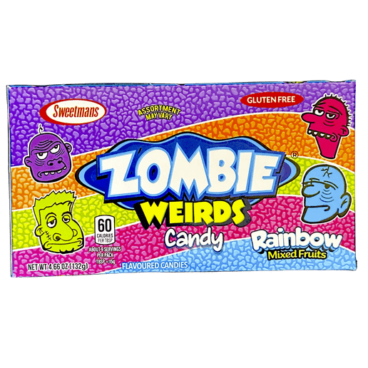 Zombie Weirds Cand Rainbow Mixed furit