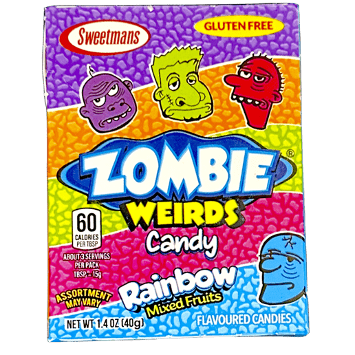 Zombie Weirds Candy Rainbow Mixed furit