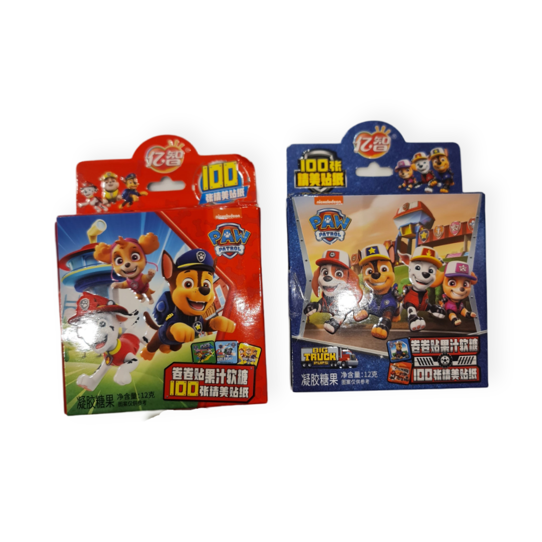 Paw Patrol Juice Jelly Candy 12g