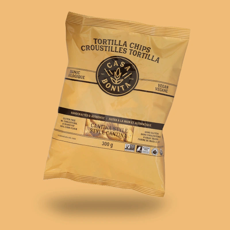 Casa Bonita Organic Yellow Corn Chips 300g
