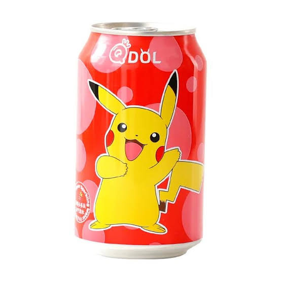 Pokemon Pikachu Strawberry Sparkling Can 330ml